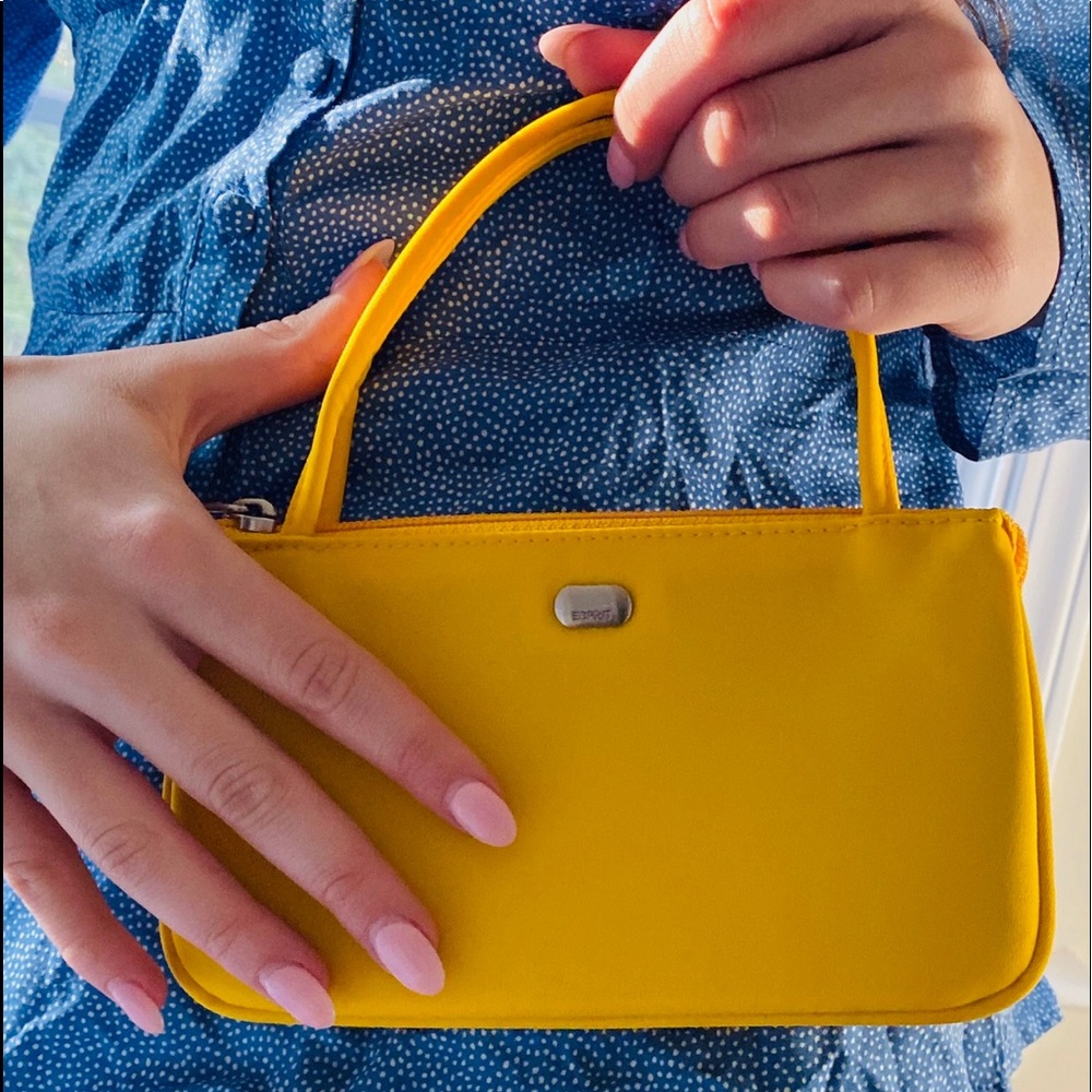 yellow Esprit mini bag
